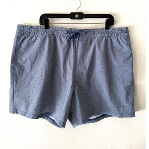 Quince Shorts Mens XXL Blue Italian Swim Trunks Nylon Lined